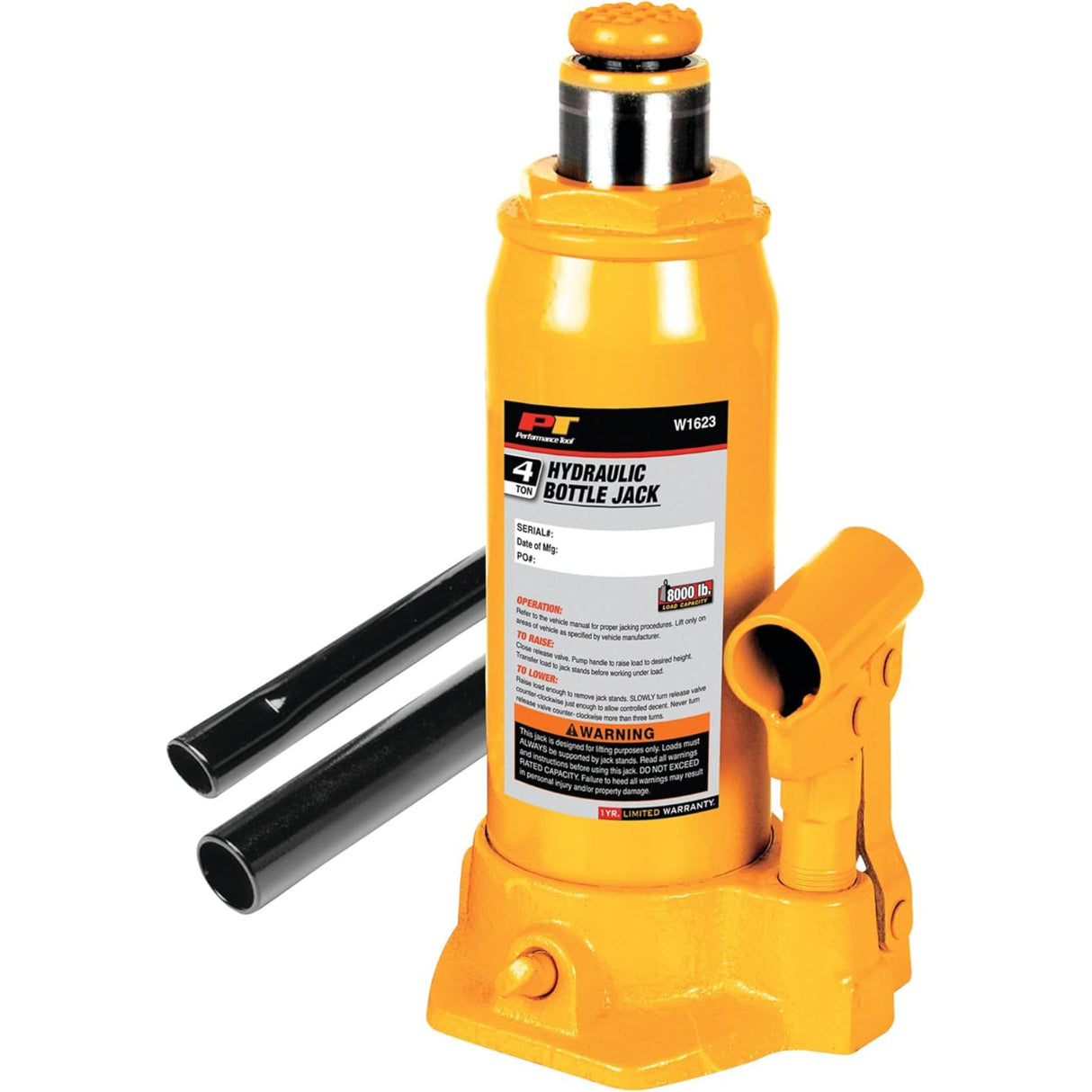 بيرفورمانس تول كوريك هيدروليكي ثقيل ٤ طن – برتقالي