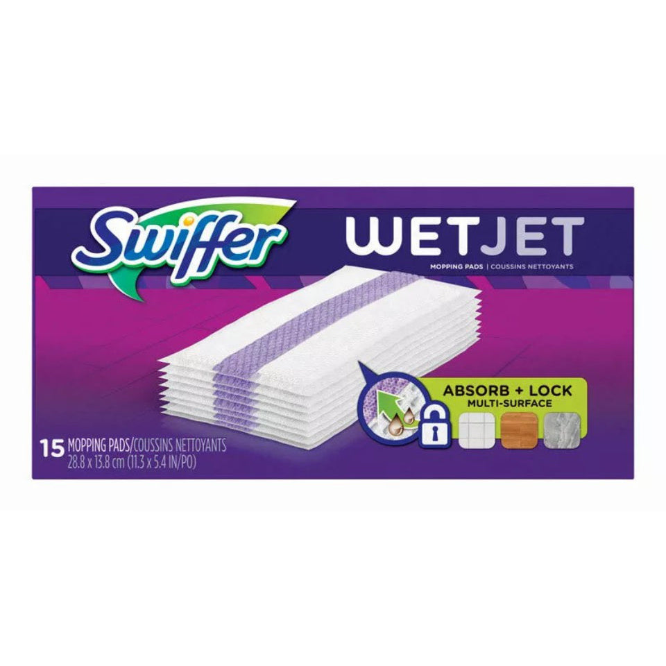 سويفر عبوات لممسحة ويت جيت – ١٥ قطعة – بنفسجي