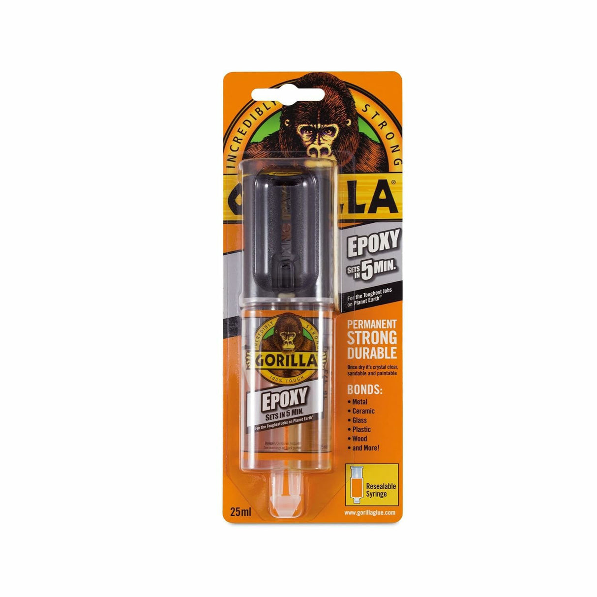 غوريلا لاصق غراء إيبوكسي شفاف – ٨٥ أونصة