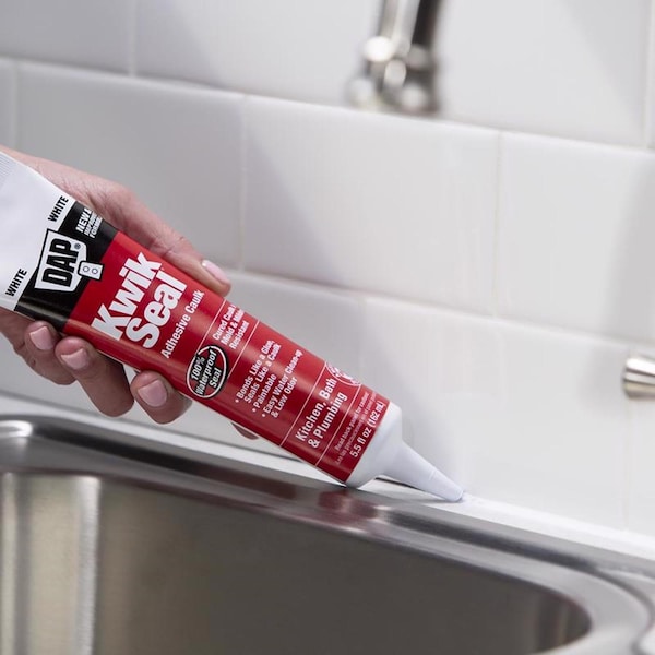 داب KWIK SEAL مانع تسرب للأحواض والبلاط – أبيض ٥.٥ أونصات