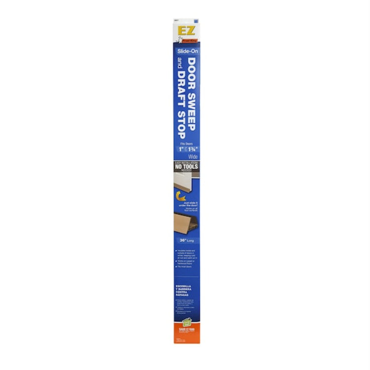 مكنسة باب PVC فروست كينغ، 36 بوصة × 1.75 بوصة - بني-2