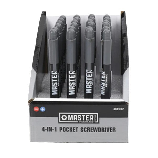 ماستر ميكانيك مفك براغي جيب – ٤ في ١