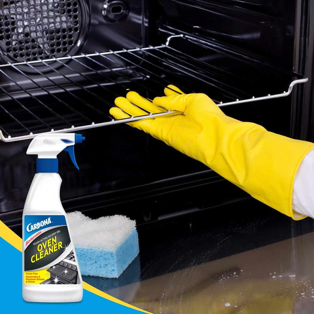 كاربونا رذاذ منظف الفرن غير قابل للتنقيط وخالي من الدخان – ١٦.٨ أونصة